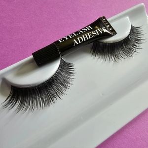 False eyelashes 10 pack of Abella - Meaning "Bee" with adhesive. 100% Human Hair